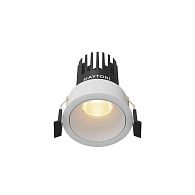 Встраиваемый светильник DL115-10W-2.7K-W **-8,2 см, *LED*10W, K, Maytoni technical Dip DL115-10W-2.7K-W, Белый, вр 6 см