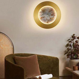 Подвесная люстра 59*20-150 см, 1*LED, 40W, 4000K, Favourite Lago 4598-1P, черный матовый