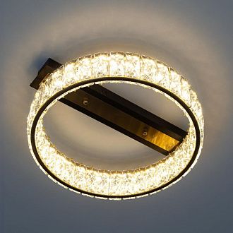 Потолочная люстра 40 см, 16W, 3000K, Citilux Palant CL325142, черный-бронза