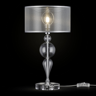 Настольная декорированная лампа Maytoni BUBBLE DREAMS MOD603-11-N, диаметр 27 см, хром