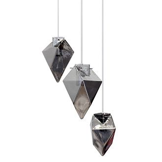 Подвесная люстра Vele Luce Cassiopea VL1152P03, серый, диаметр 32см