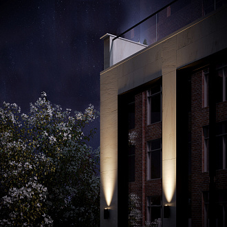 Светильник садово-парковый со светодиодами Column LED 35138/U черный Elektrostandard