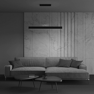 Светильник LED 120 см, 30W, 1100 Lm, 4000K, 10 м2 Maytoni Step P010PL-L30B4K, черный