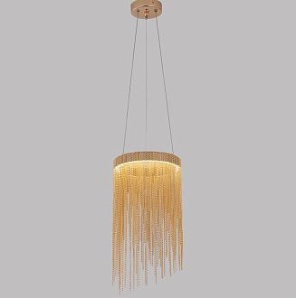 Светильник подвес.SAPFIR SPF-8903 ЗОЛОТО D400*300/H1500/1/LED/48W/3000-6500K 23-01 COVER 23-11.OTB