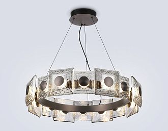 Подвесная светодиодная люстра **15- см, **W, 3000K, Ambrella Light High Light LH31030, серый