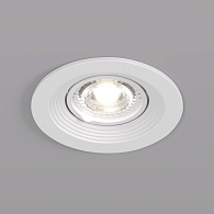 Светильник встраиваемый 10*10*3,2 см, вр 7,5 см, 1*GU5.3*10W, Denkirs Tisted DK3029-WH, белый