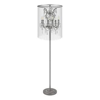 Торшер 175 см, Loft IT Vaille Crystal 10450F, графит