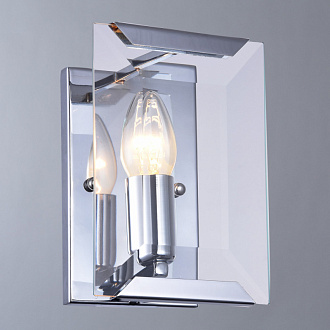 Бра Divinare 1100/02 AP-1, хром-хрусталь