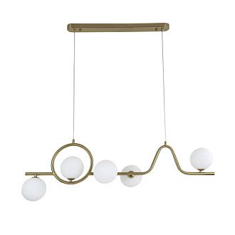Подвесной светильник 100*36*40/150 см, 5*G9 MODESTYLE MS.6268.5 латунь