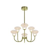 Подвесной светильник 65*47,5-77,5 см, *LED*20W, 3000K, Maytoni Dynasty MOD402PL-L20BS3K, Латунь