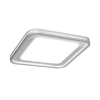 Светильник 50,7*50,7*7 см, LED 1*70W, 3000-6000 К, Sonex Mavi Wood 7682/EL, белый/светло-серый под дерево