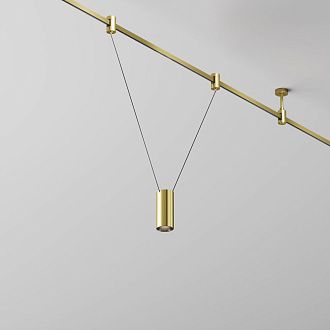 Трековый светильник  TR157-1-12W4K-BS **-12 см, *LED*12W, 4000K, Maytoni technical FLARITY TR157-1-12W4K-BS, Латунь
