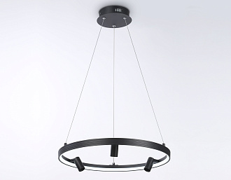 Светильник подвесной 50*6,5*120 см, LED 50W, 3000К, черный Ambrella Comfort LineTech FL5284