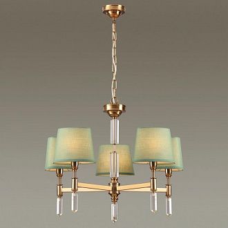 Подвесная/потолочная люстра диаметр 64 см Odeon Light London 4887/5 Бронза