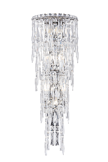Бра L270 x W170 x H800, мм, 7*40W (280W), CHROME (Хром) NewRgy W2668R/7A CHROME