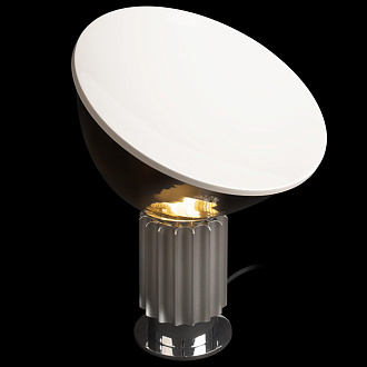 Настольная лампа 37*49 см, 1*E27*40W LOFT IT Taccia 10294/S Silver серебро, хром