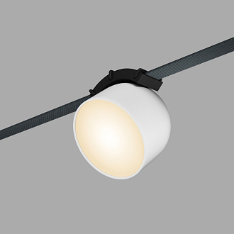 Трековый однофазный светильник 10 см, 12W, 3000K, Denkirs Belty Spot DK5543-WH+BK