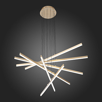 Светильник подвесной 102 см, 100W 4000K ST LUCE BASONI SL394.223.06 Матовое золото