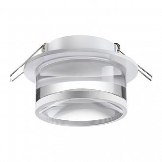 Светильник 10 см, NovoTech GEM 370915, белый, вр 7 см