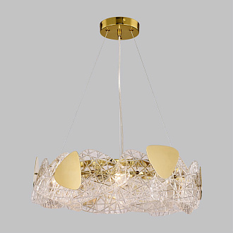Люстра подвесная 48*115 см, 6*E14 Lumion Queeny 6582/6 золотой