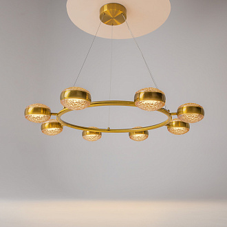 Подвесной светильник 93*93*310 см, LED, 80W, 3000К, Maytoni Mind MOD299PL-L80BS3K латунный