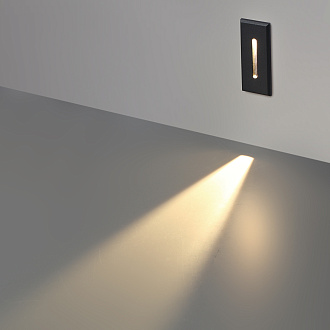 Подсветка для лестниц 9 см, 3W, 3000K, Odeon Light 7054/3WL, черный