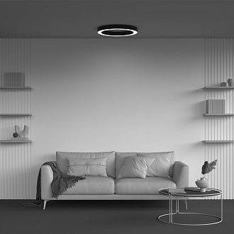 Светильник  C093CL-45W4K-B **-6 см, *LED*45W, 4000K, Maytoni technical Lua C093CL-45W4K-B, Черный