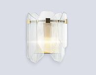 Бра 22*15*27- см, 2*E14*40W, K, Ambrella Light High Light LH31257, латунь