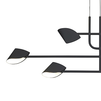 Люстра 110*15*72 см, LED * 6 45W, 3000К Mantra Capuccina 7579, черный