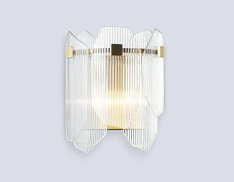 Бра 22*15*27- см, 2*E14*40W, K, Ambrella Light High Light LH31257, латунь