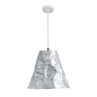 Подвесной светильник 25*25 см, 1*E27, 60W, Divinare Piramide 5098/26 SP-1, Серебро