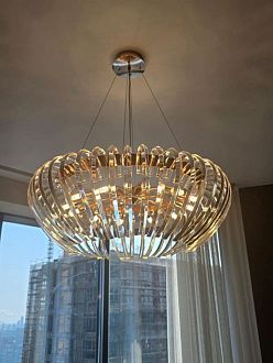 Подвесной светильник 60*23 см, 8*G9 LOFT IT Dakota французское золото 10300/600 French gold