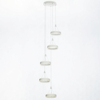 Люстра 46*60/180 см, 100W 4000K Citilux CL719050 Дуэт Белый