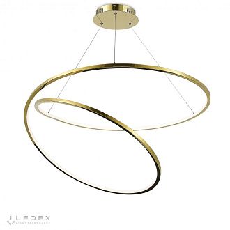 Подвесной светильник 80-120 см, LED*70W, 4000K, iLedex Axis XT08-D800 GD, Золото