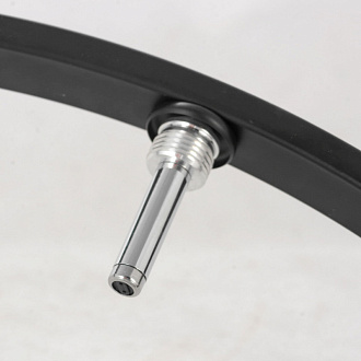 Люстра подвесная Lussole Bubbles LSP-8396, черный-хром