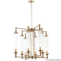 Светильник 65 см, Crystal Lux TOMAS SP8 D650 BRASS, латунь