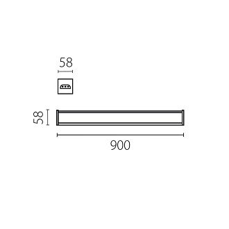Светильник линейный 36W Trito Lightstar 456367