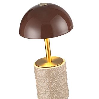 Настольная лампа 24 см, 3W, 3000K, Odeon Light 5453/3TL, бронза
