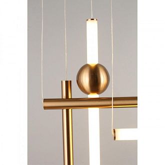 Подвесной светильник 85*15*90-250 см 50W, 3000K, Aployt Zhozefin APL.038.06.50, бронзовый