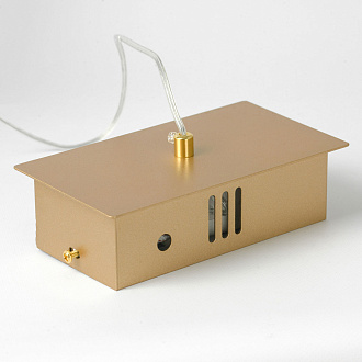 Линейно-подвесной светильник 120*30*150 см, 1*LED*28W 4000K блестящее золото Lussole Bradford LSP-7159