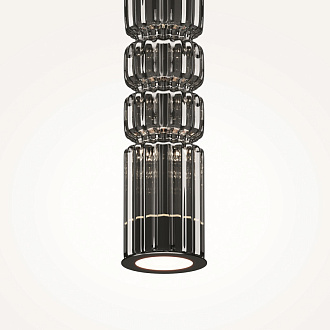 Подвесной светильник 8*8*384 см, LED, 12W, 3000К, Maytoni Ordo MOD272PL-L12B3K черный