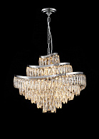 Люстра 550*440, 12*E14, 40W NewRgy Cristallo H68-ф550*H440 CHROME, Хром