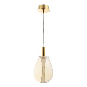 Светильник 15 см, 4W, 3000K, Crystal Lux GAUDI SP4W LED AMBER, золото-янтарный