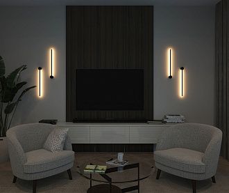 Бра 60 см Denkirs DK5010-BK черный