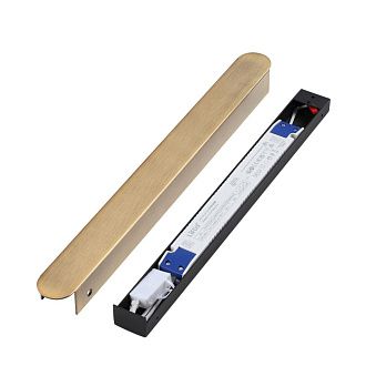 Драйвер 25*3*2- см, *LED*100W, K, Odeon Light Fino Xs 357786BR, бронзовый