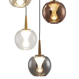 Люстра подвесная 35*211,2 см, 5*LED*5W, 3000K, Mantra Andromeda MAN8932+5PL (8938-8941), золотой