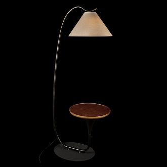 Торшер 165 см, Loft IT Charlotte 10568F Black, черный-дерево