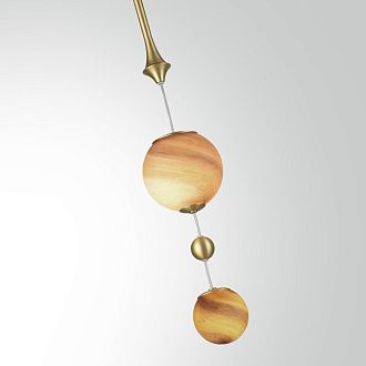 Светильник 12 см, 4W, 2500K, Odeon Light 5457/4L, латунь