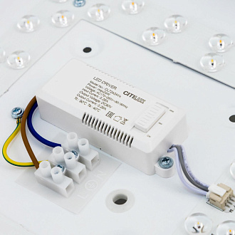 Cветильник 30 см, 24W, 3000-5500K, Citilux Купер CL724K24V0 RGB, белый