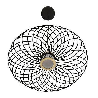 Подвес *40*159-159 см, 1*LED*9W, 3000K, Lumion Camomile LUM8379/9L, черный